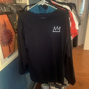 LARGE JEAN-MICHEL BASQUIAT LONG SLEEVE SHIRT